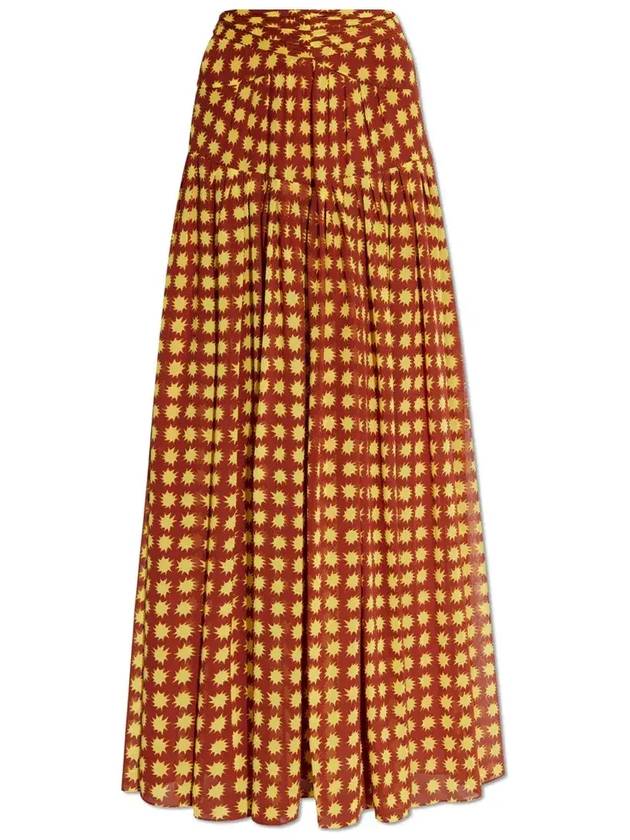 Diane von Furstenberg 아미라 롱 스커트 DVFKL2S0030_SNKSM