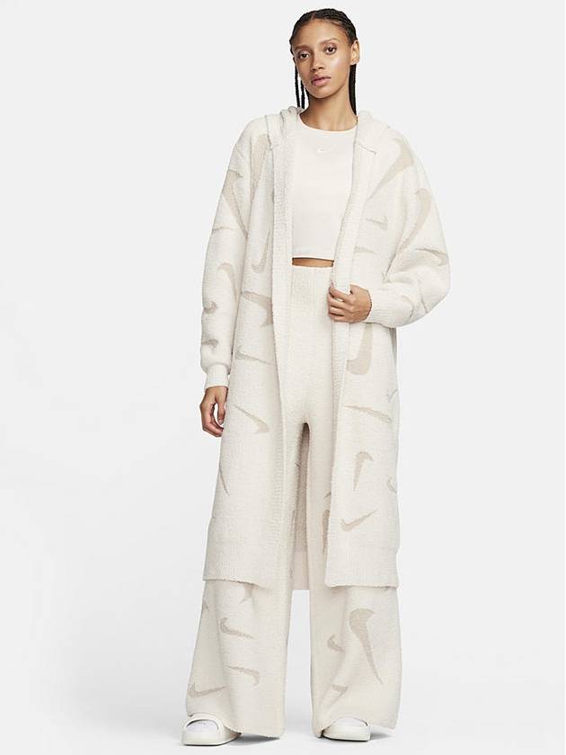 나이키 후드 롱 가디건 FD4282 105 크림 WOMENS 유로핏