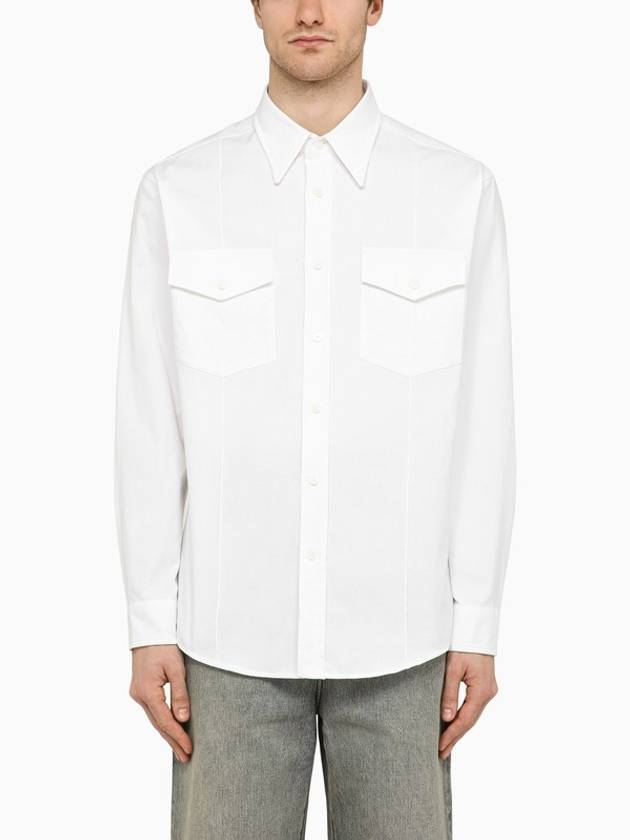 Department 5 Change long-sleeved shirt white