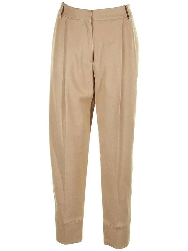 Eleventy Beige pleated trousers