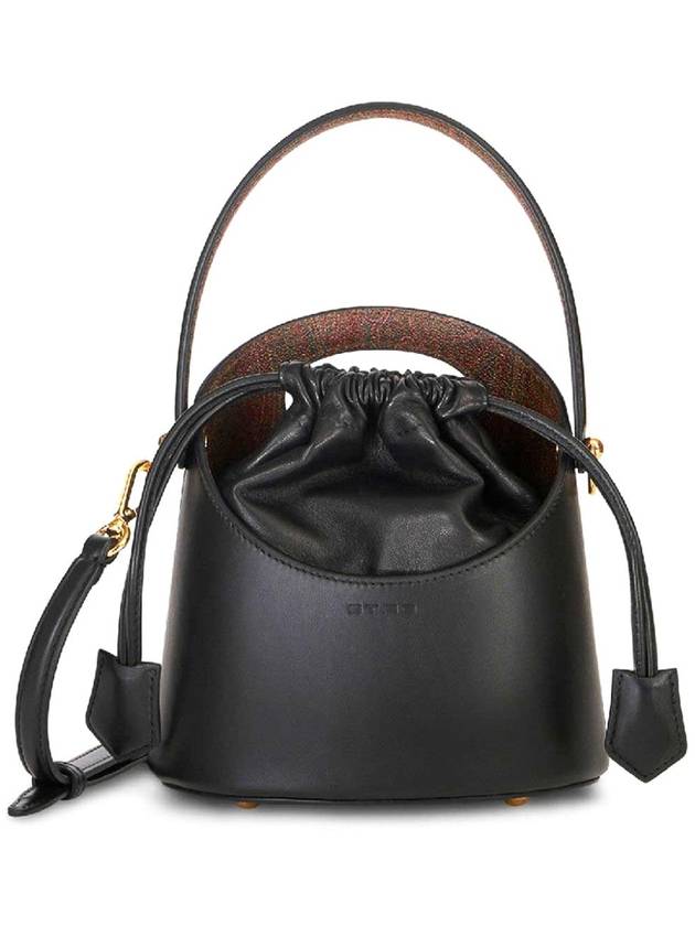 Etro Saturno mini leather bucket bag