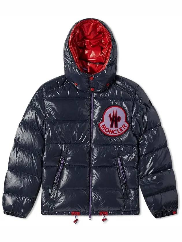 몽클레르 남성 하기 숏 패딩 네이비