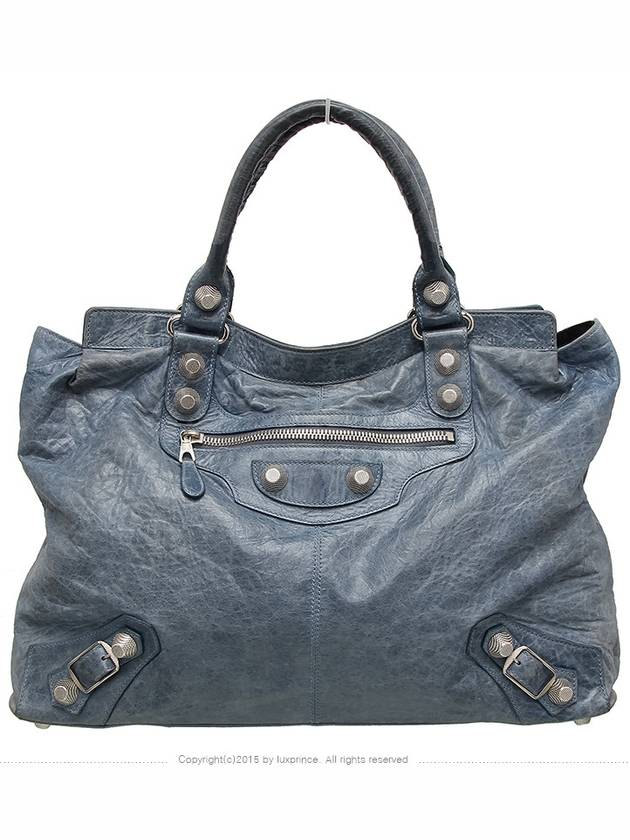 발렌시아가 여성 토트 백