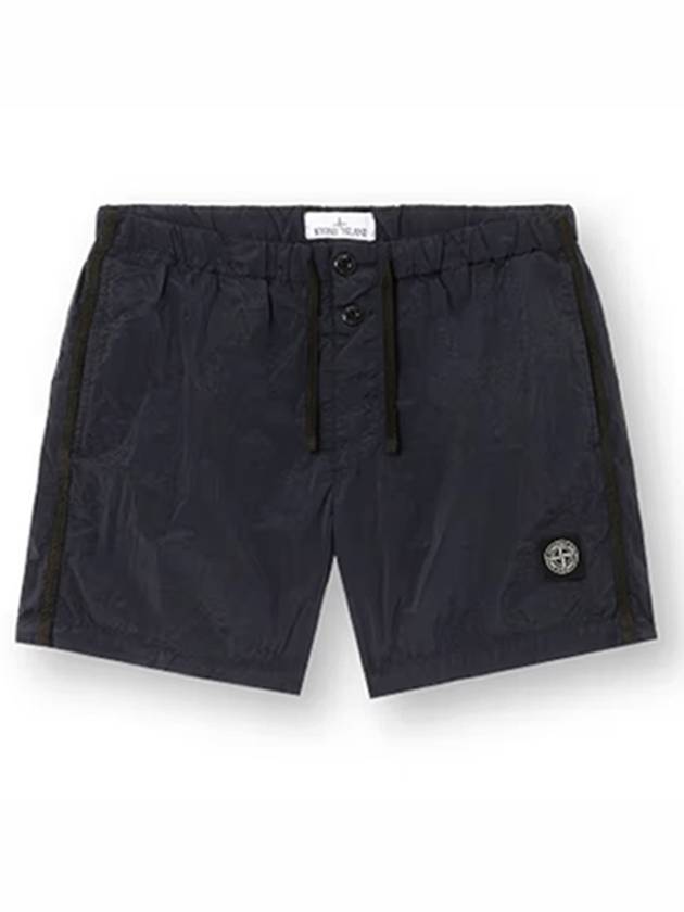 스톤아일랜드 25SS 패치로고 스윔 나일론 메탈 쇼츠 네이비 남성 팬츠 K1S15B100006 S0043 V0020 TTA