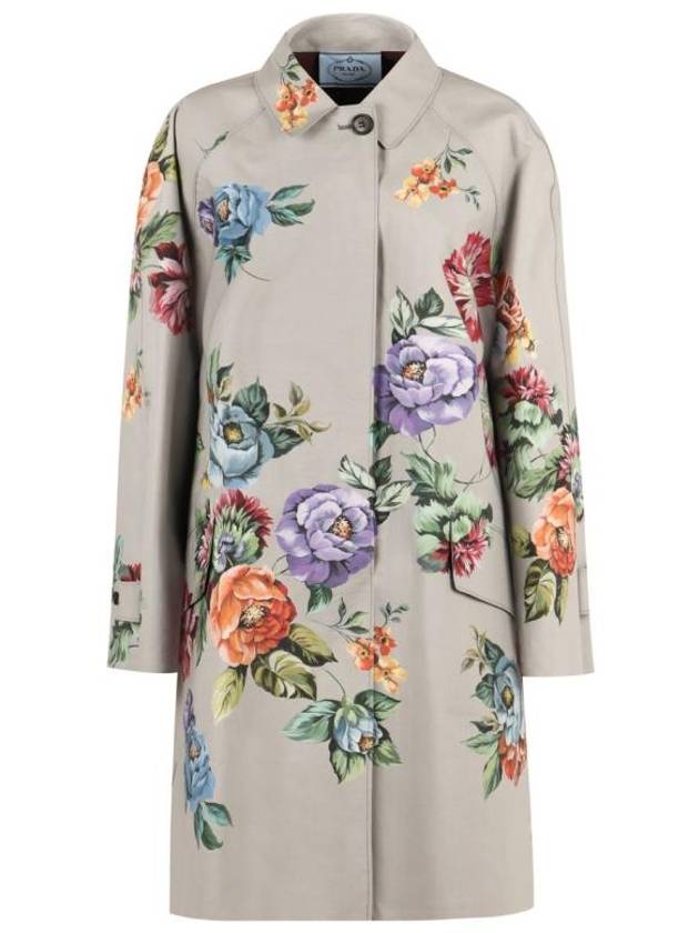 24FW 프라다 트렌치 코트 P658RSOOO14ZV F0276 GREY