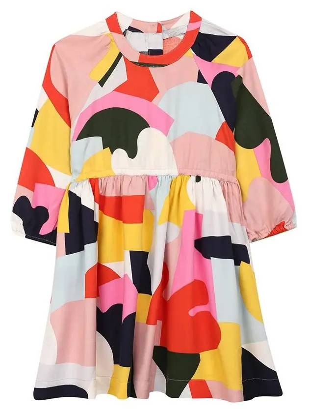 스텔라매카트니 키즈 패치워크 원피스 566600 SNK12 8486