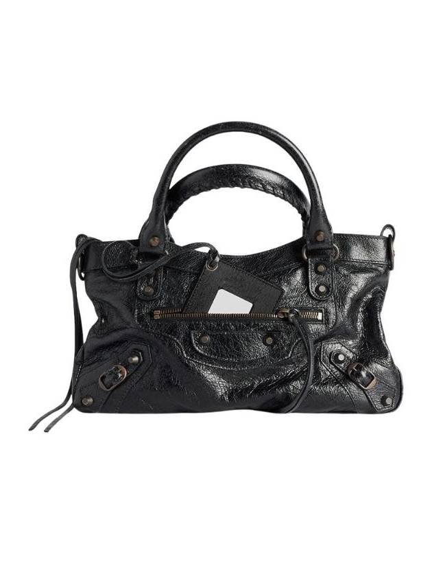 발렌시아가 르 시티 퍼스트 백 블랙 8414582AB4W1000