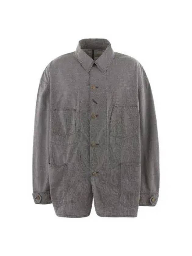 세인트 마이클 x 베르베르진 스트라이프 데님 자켓 블루 24AW Saint Mxxxxxx x Berberjin Stripe Denim Jacket Blue 24AW