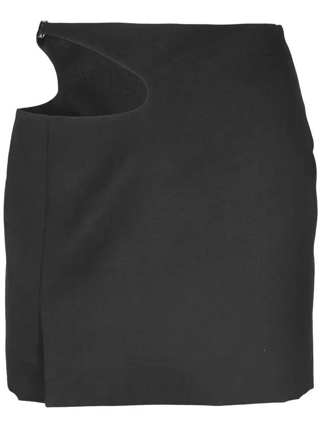 로우 클래식 커브드 컷아웃 미니 스커트 LCPF22SK03377372_0372