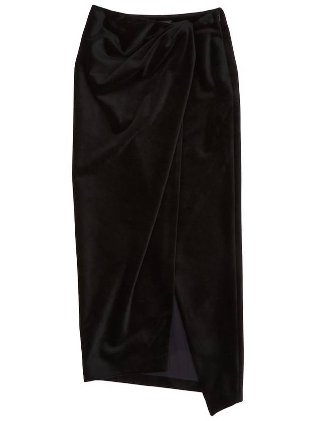 발렌시아가 하이웨이스트 H라인 스커트 블랙