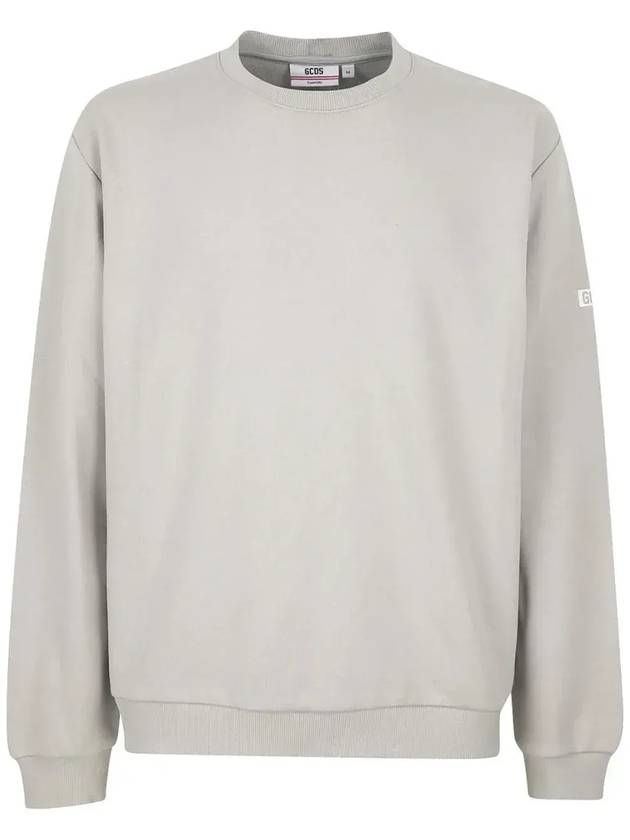 GCDS 로고 프린트 크루넥 스웨트셔츠 A2EU1500UW0_91GRIGIO