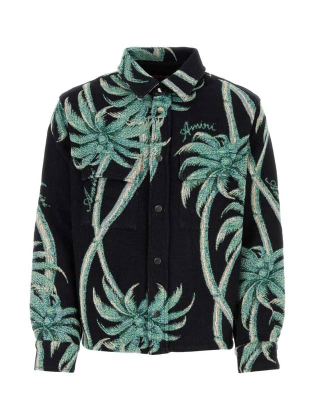 AMIRI 자수 코튼 셔츠 AMTAOS1002 BLACK