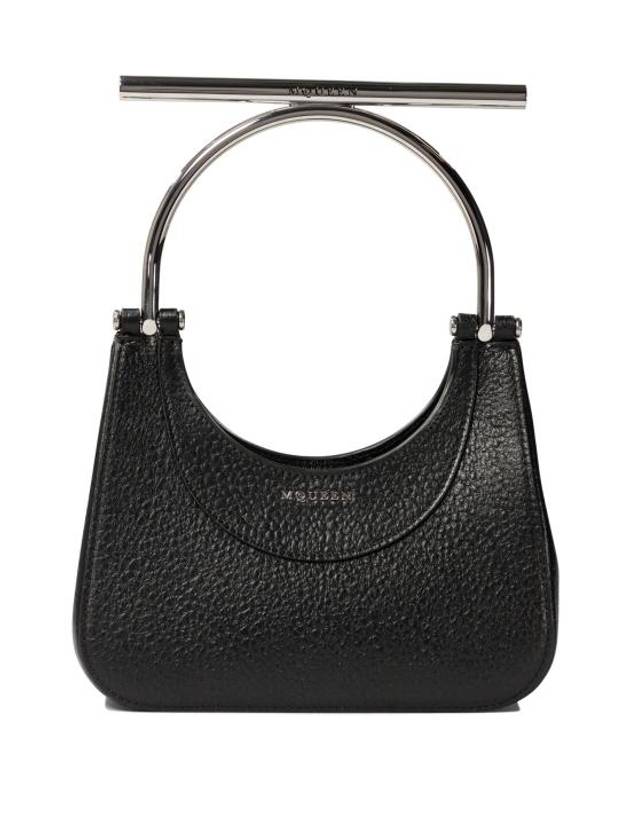 알렉산더 맥퀸 미니 T 바 크로스 백 블랙