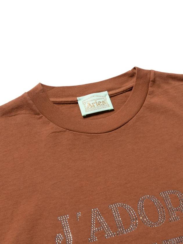 에이리스 로고 장식 크루넥 티셔츠 Aries Logo Embellished Crewneck T Shirt