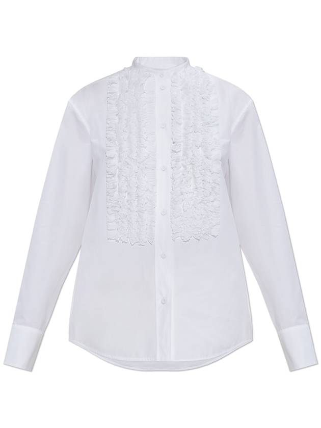 25SS 질샌더 여성 셔츠 JIL SANDER Blouse With Jabot  Women's  White