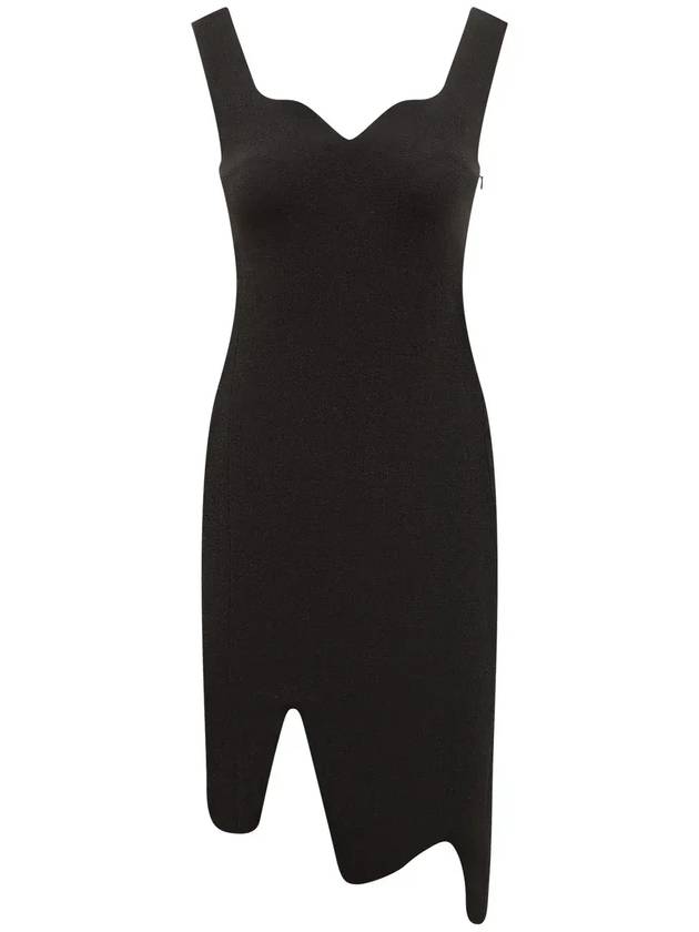 Moschino 브이넥 슬리브리스 드레스 04105417_A0555