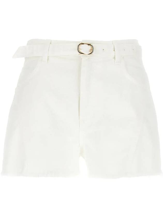 트윈셋 오벌 T 데님 프레이드 반바지 251TP2593_00282