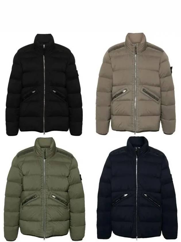 24FW 스톤아일랜드 남성 와펜 패치 심리스 터널 다운 패딩 811543028