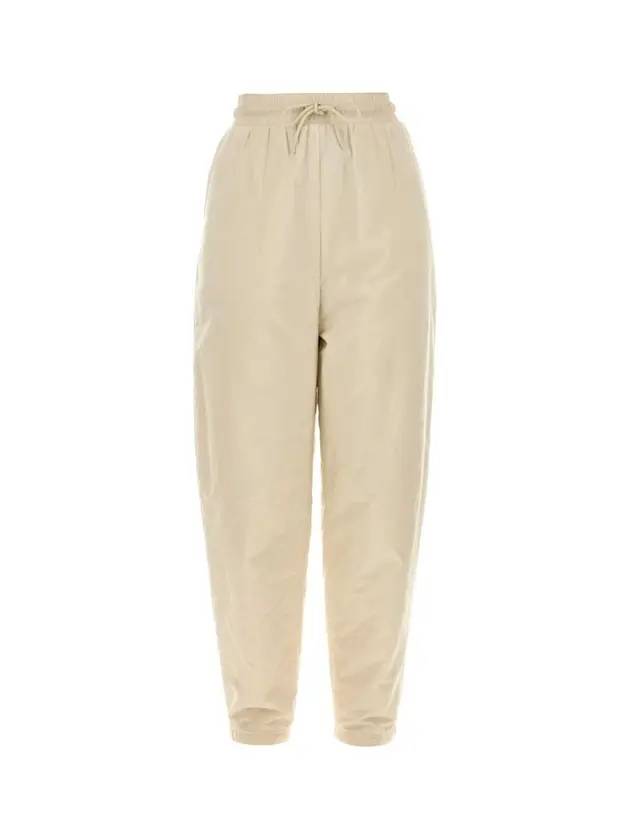 프라다 여성 라이트웨이트 리나일론 스트레이트 팬츠 크림