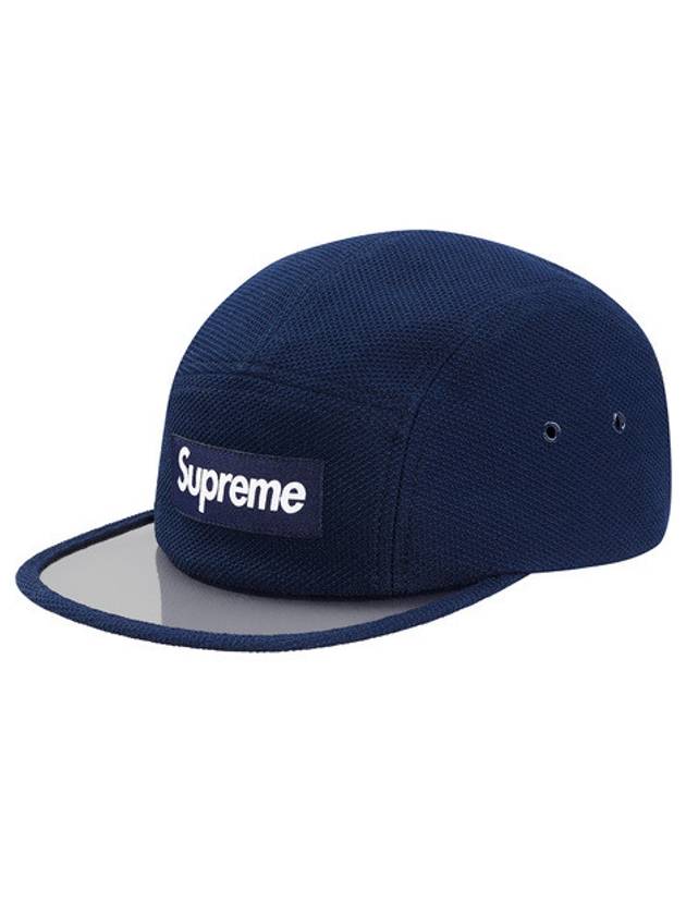 17SS 슈프림 피케 앵글러 캠프캡 네이비 SUPREME PIQUE ANGLER CAMP CAP