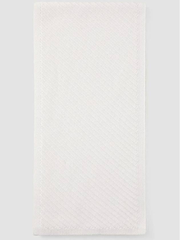 Diagonal Knit Scarf - One Size