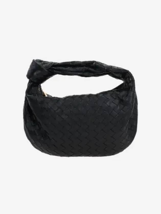 보테가 베네타 틴 조디백 블랙 Bottega Veneta Teen Jodie Bag Black