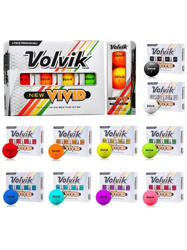 볼빅 NEW 비비드 골프공 12구