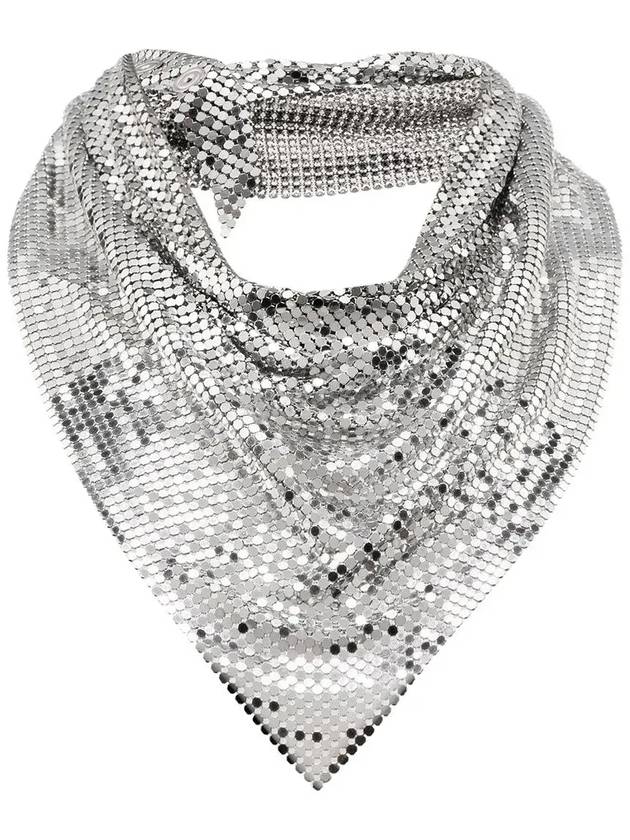 Paco Rabanne 체인 메일 스카프 19EBB0018MET004_P040