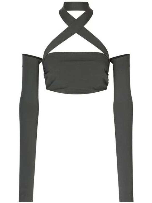 돌체앤가바나 크로스오버 스트랩 긴소매 탑 F772NTFUGPO