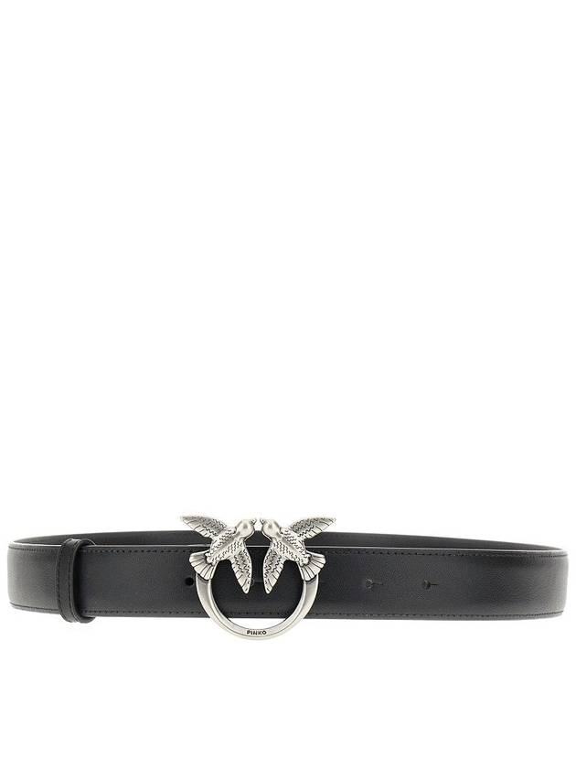 PINKO Love Birds leather belt