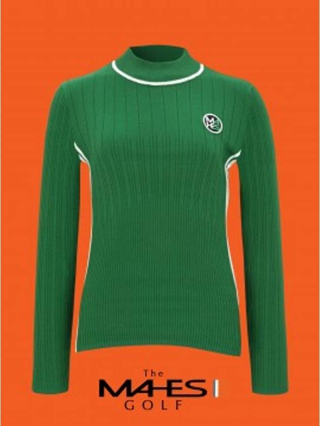 23FW 마헤스 여성 니트 스웨터 오렌지라벨 로얄클래식 골지반넥니트 GN40284