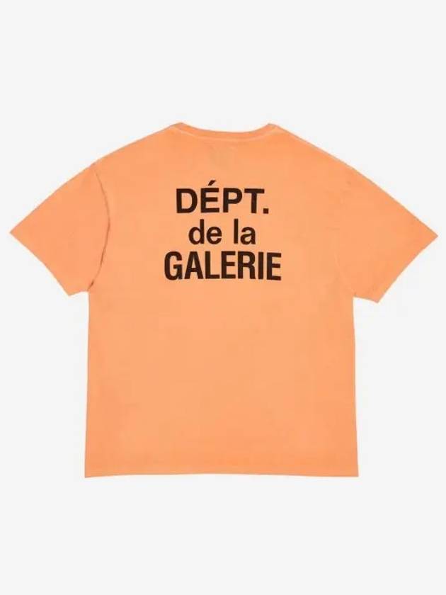 갤러리 디파트먼트 프렌치 티셔츠 플로 오렌지 Gallery Dept. French T Shirt Flo Orange