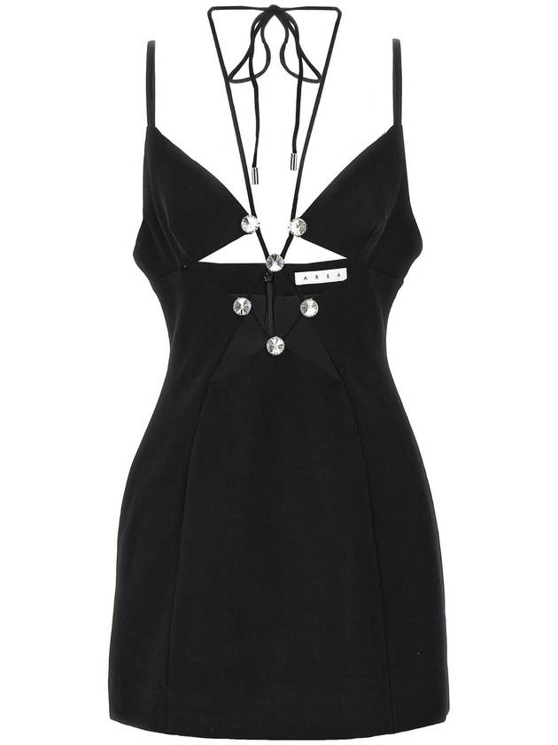 AREA & 39 스타 컷아웃& 39 드레스 2401D22184BLACK