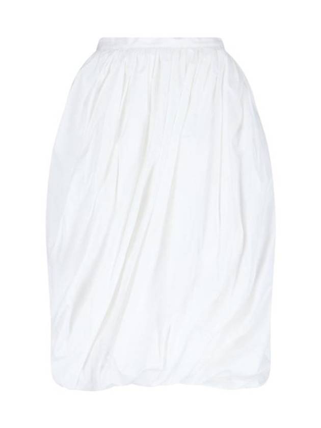 24SS 마르니 숏 스커트 GOMA0597A0 UTC22300W01 WHITE