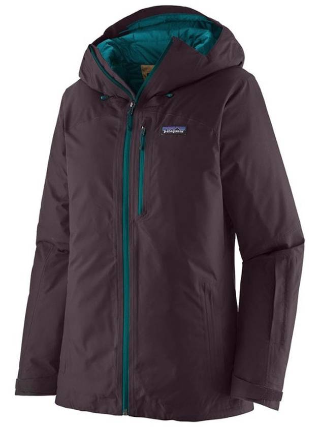 파타고니아 여성 파우더 타운 자켓 후드 집업 점퍼 Obsidian Plum