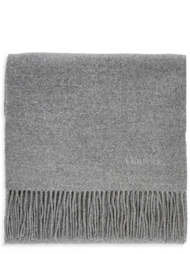 Church's 로고 자수 프린지 스카프 SCH190_509