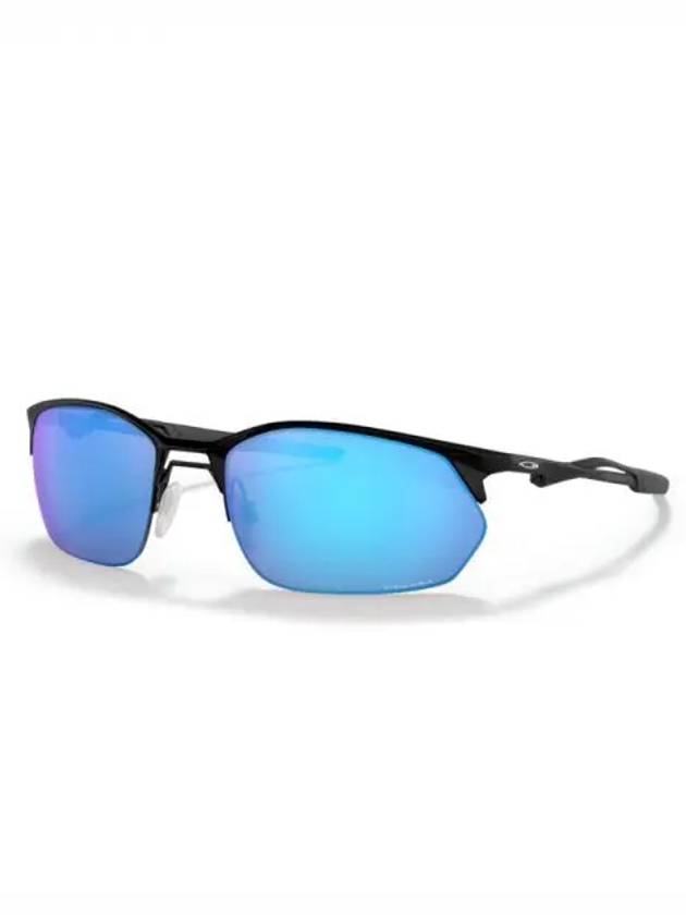 오클리 와이어 탭 2.0 프리즘 사파이어 렌즈 새틴 블랙 프레임 OO4145 0460