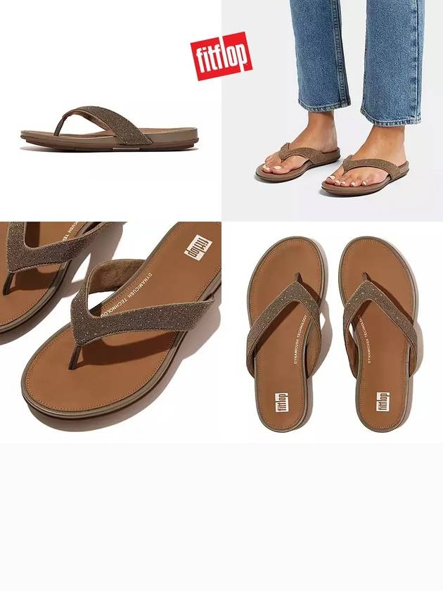 핏플랍 그레이시 오풀 플립플롭 조리 슬리퍼 그레이