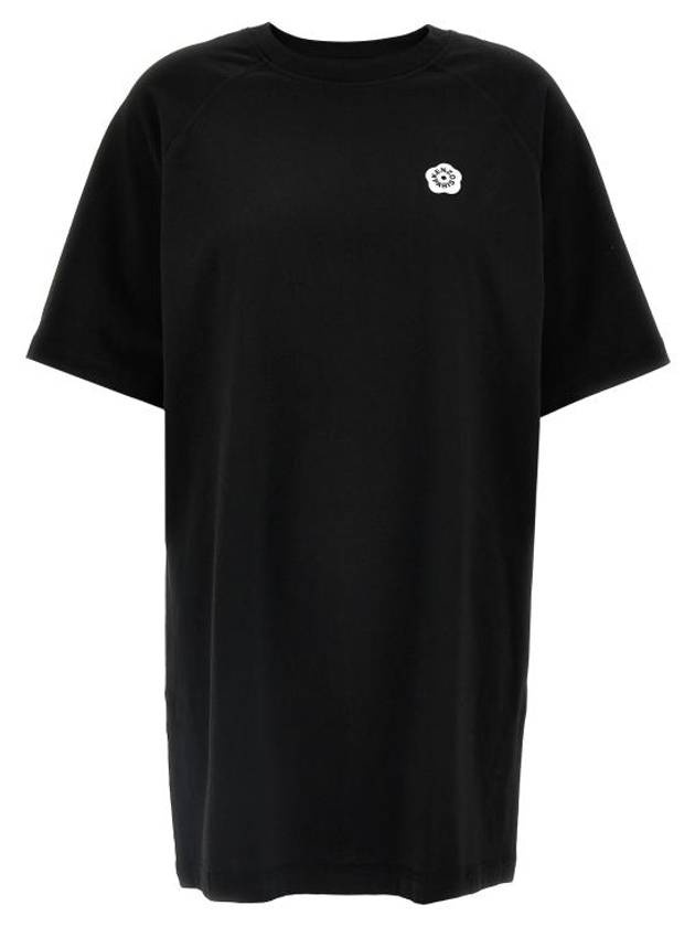 25SS 겐조 미디 원피스 FF52RO7914SG99J Black