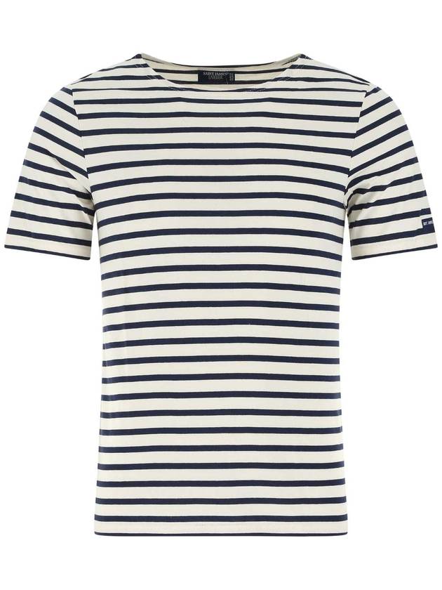 25SS 세인트제임스 Embroidered 코튼 t 셔츠 9863 ECRUMARINE