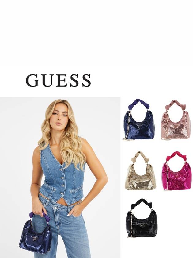 Guess 게스 가방 벨리나 세퀸 미니 호보백 HWXG8765020