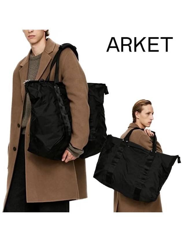 아르켓 가방 남성 48Hour 여행 토트백 블랙