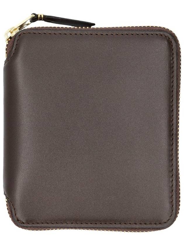 Comme des Garcons 지갑 로고 프린트 지퍼 지갑