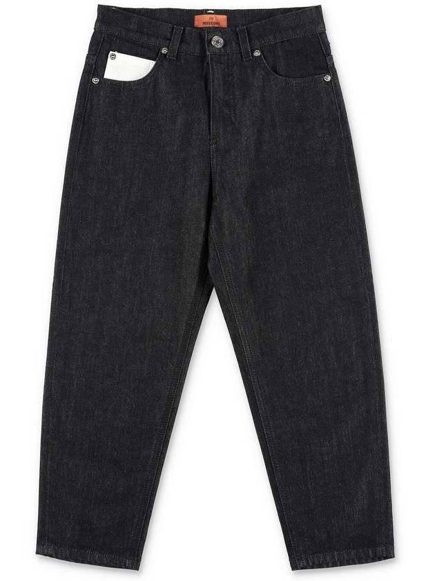 Missoni Black cotton denim girl missoni jeans