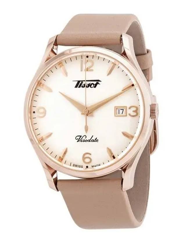 4202214 Tissot Heritage Visodate Silver Opalin Dial Watch