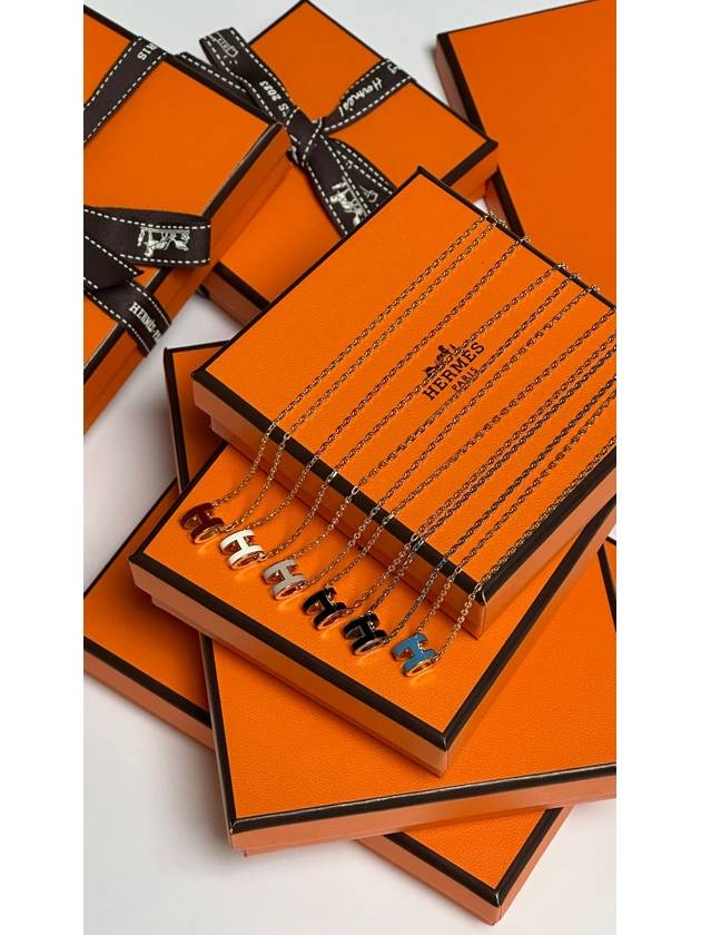 에르메스 팝h 팝아슈 미니 목걸이 H147992