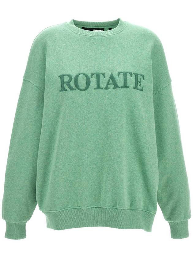 ROTATE BIRGER CHRISTENSEN & 39 로고 크루넥& 39 스웨트셔츠 11250311761176