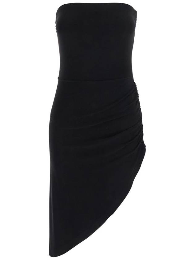 노르마카말리 STRAPLESS SIDE DRAPE MINI DRESS KK4223PL949001