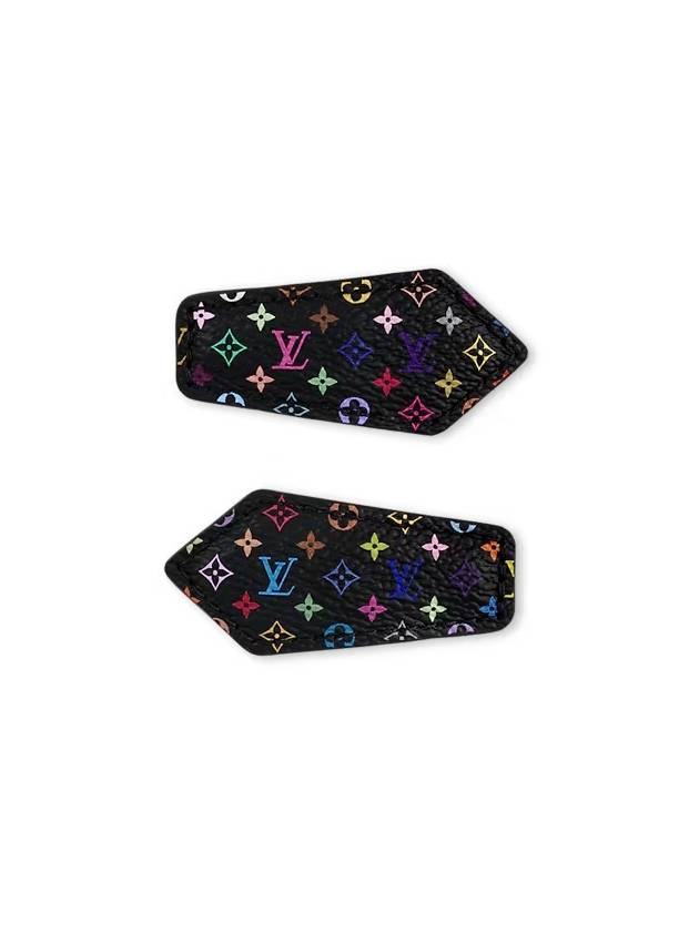 루이비통 무라카미LV X MURAKAMILV x TM 모노그램 멀티컬러 미니 LV 백스테이지 헤어 클립 M02497