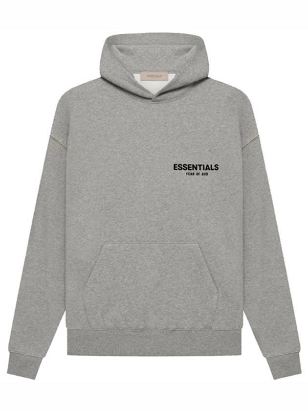 [피어오브갓] 192BT212113F 462 에센셜 로고 기모 후드 다크 오트밀 남성 티셔츠 TLS